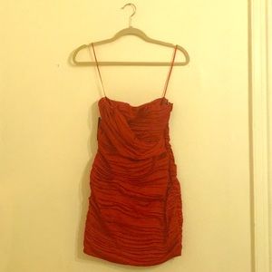 Red bodycon Express dress